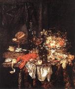 Banquet Still-Life with a Mouse fdg BEYEREN, Abraham van